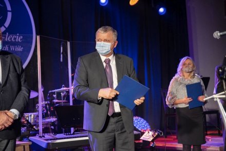 Koncert Noworoczny Miasta Wisła - Prezes Integracyjnego Stowarzyszenia Wiślańska Jedynka Zbigniew Dusza